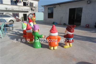 供应玻璃纤维圣诞主题公仔雕塑圣诞老爷爷雕塑